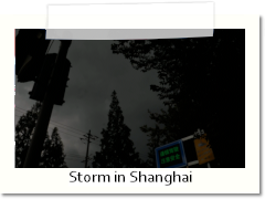 storm in shanghai